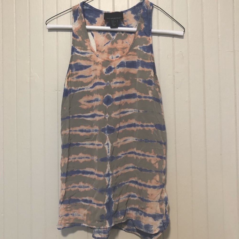 CYNTHIA ROWLEY 100% Silk Racer Back